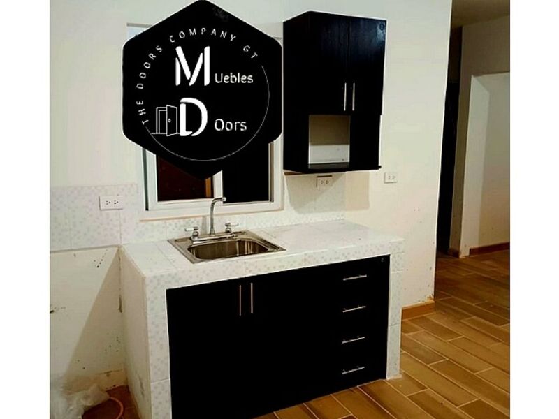 MUEBLES PARA COCINA COLOR NEGRO