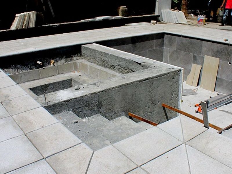 Espacio construcción piscina Guatemala