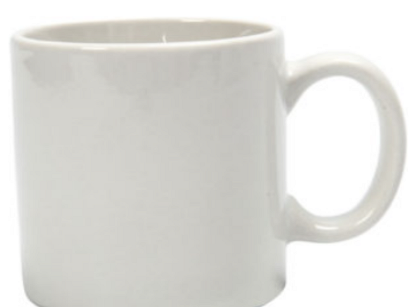 Taza blanca asa