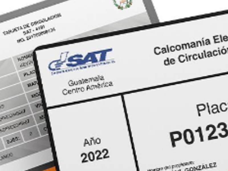 Tarjeta personalizado Ciudad de Guatemala