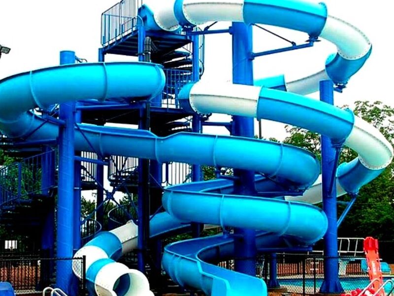Toboganes de piscinas grandes