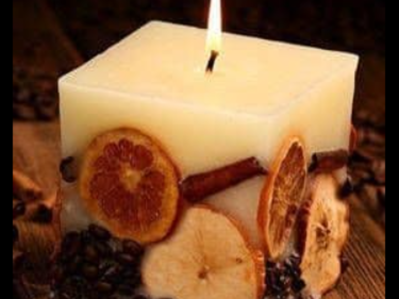 Vela Frutos Cítricos Cubo Guatemala