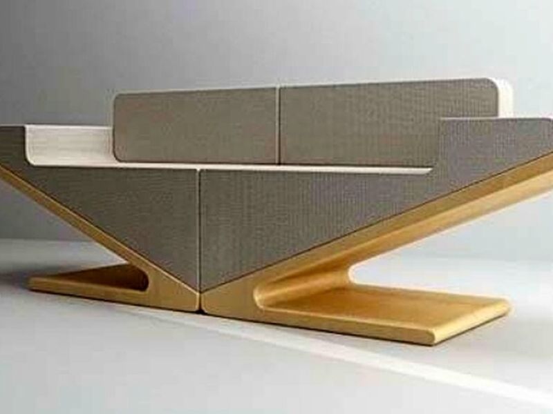 SOFÁ VINTAGE ESTILO TRIANGULAR