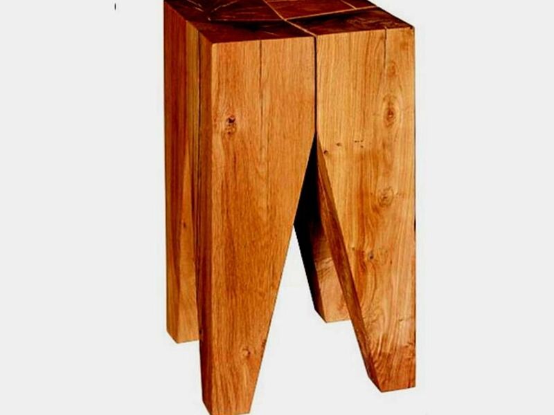 TABURETES DE MADERA ESTILO ÚNICO