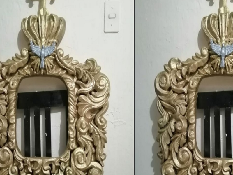 Decoración para espejo
