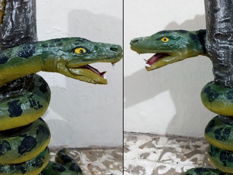 Decoración serpiente