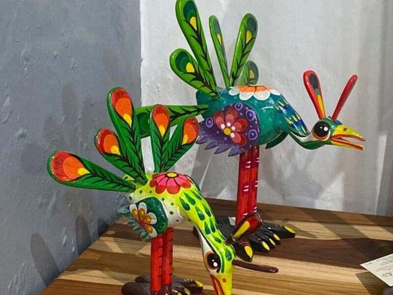 Pavos hechos pintados mano Guatemala