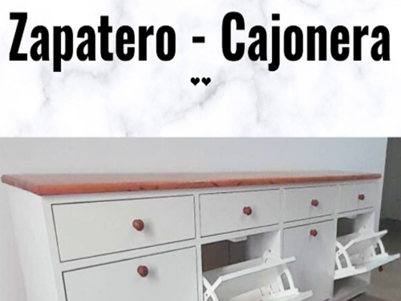 Zapatera y cajonera 