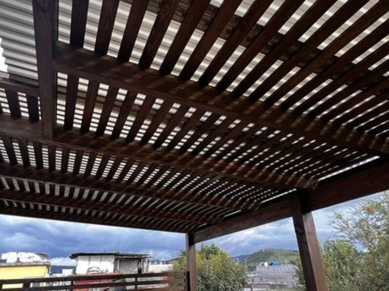 Pérgola balcón Ciudad de Guatemala 