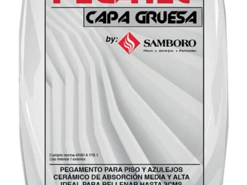 Pegatec Capa Gruesa Izabal