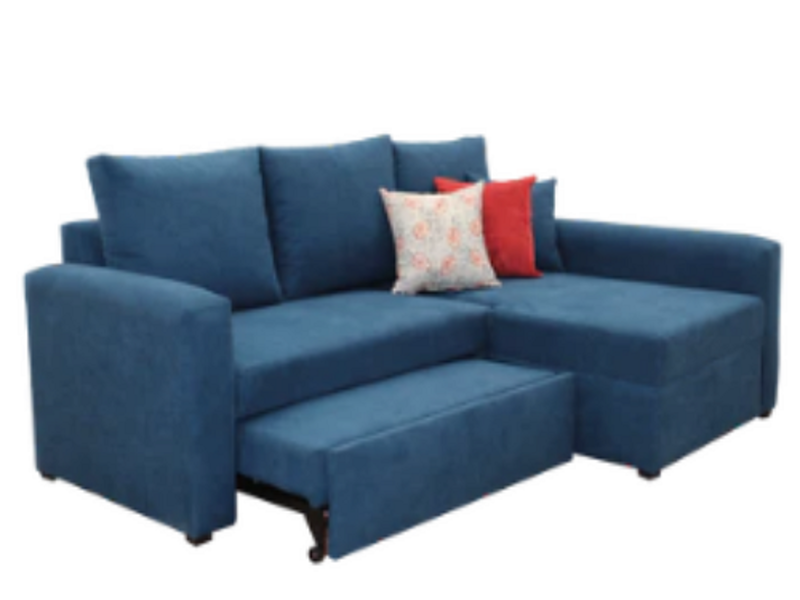 Sofá cama azul
