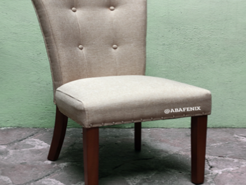 Sillón blanco individual