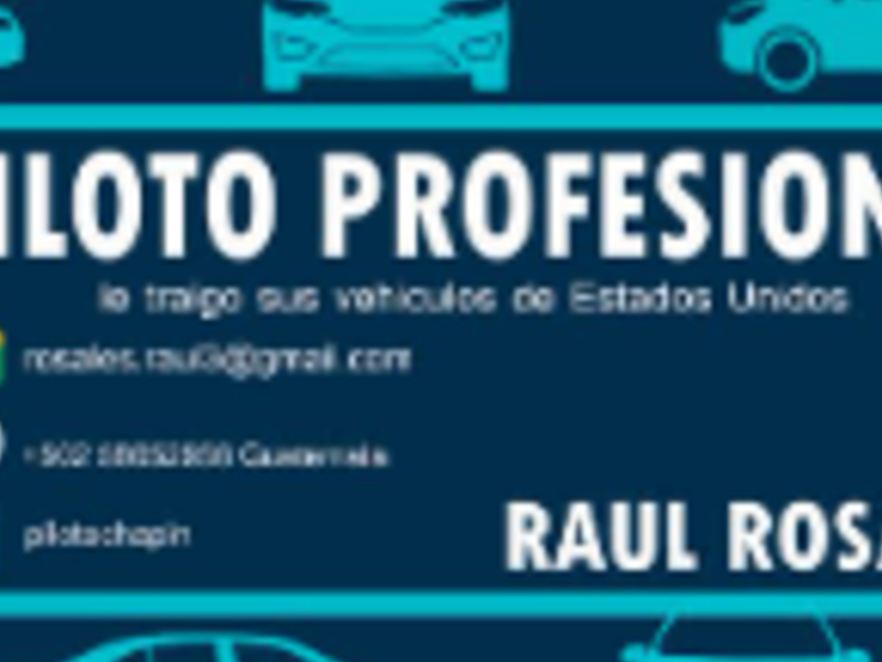 Tarjeta presentación per. Quetzaltenango