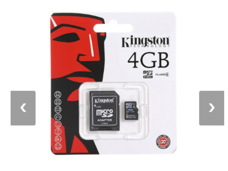 Micro Sd 4GB adataKingston Guatemala