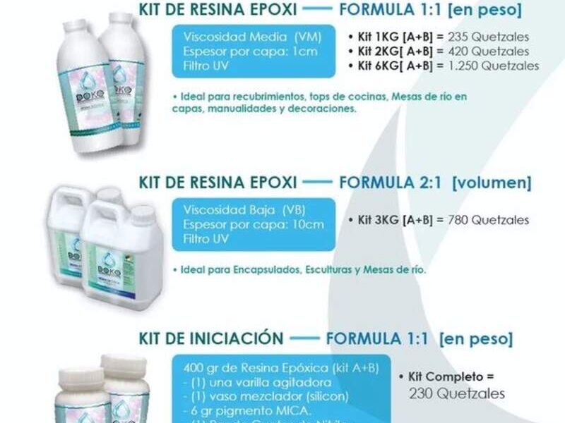 Kit de Resina Epoxi Verapaz