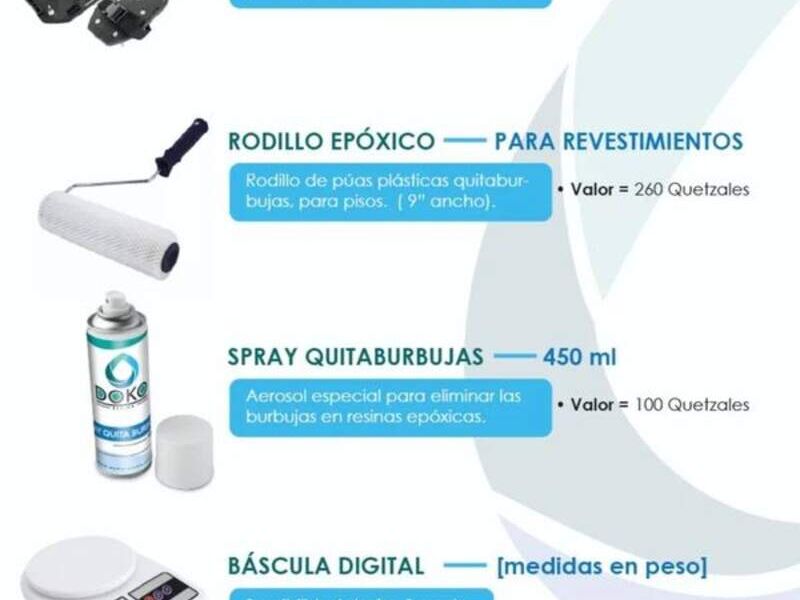 Kit de instalacion Resina  Verapaz