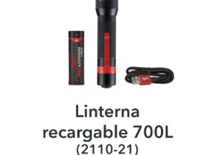 Linterna recargable 700L Guatemala