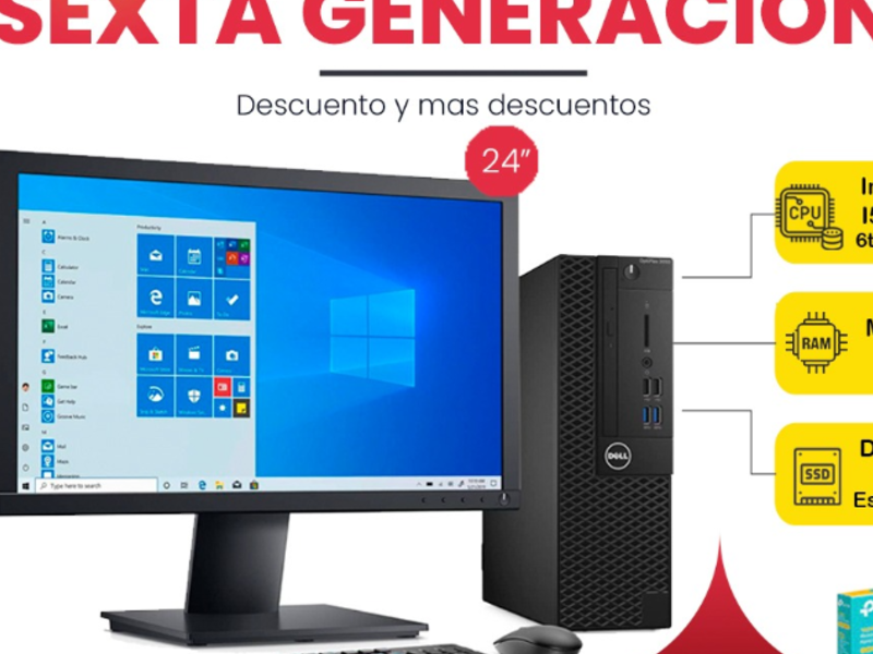 Dell Optiplex 5040 Slim Sexta Gen Guatemala