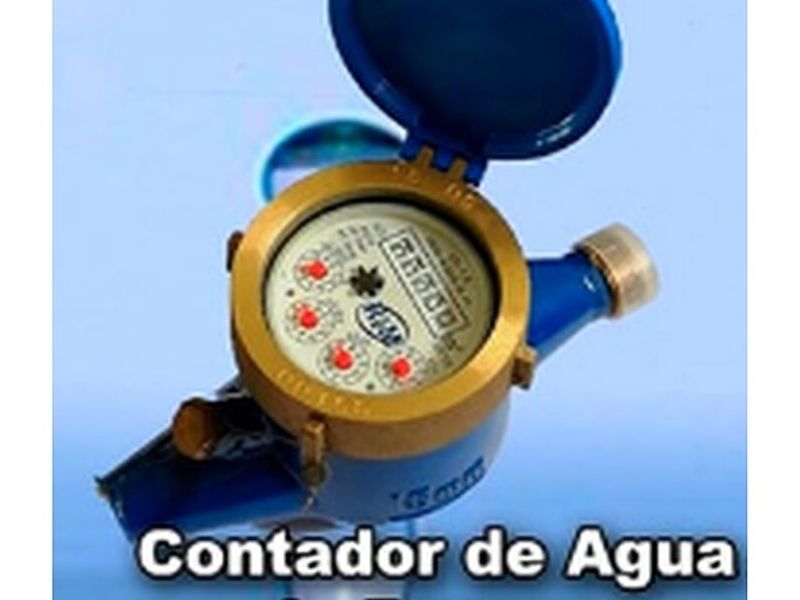 CONTADOR AGUA BRONCE GUATEMALA