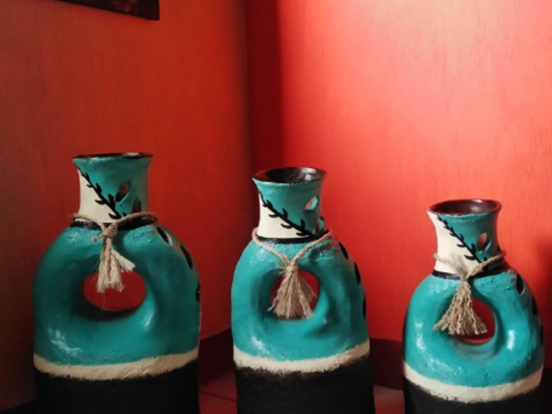 Jarrones barro Guatemala