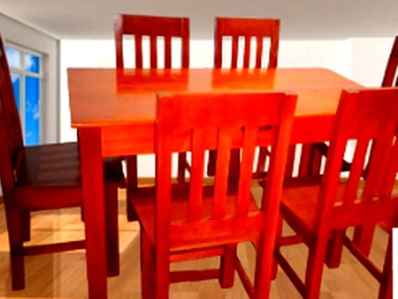 MESA COMEDOR RECTANGULAR GUATEMALA