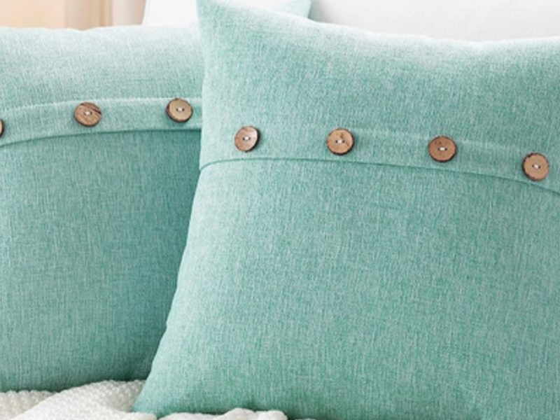 Almohada con botones 