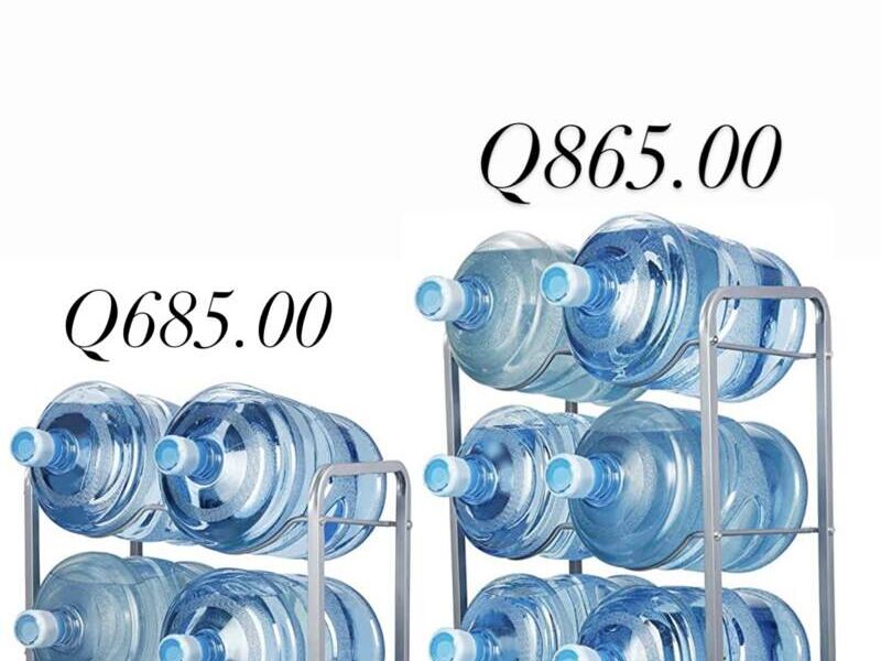 Muebles organizar garrafones agua Guatemala