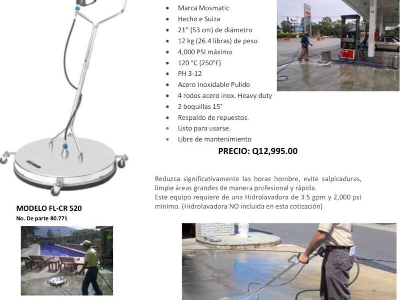 Lavador pisos comercial Guatemala