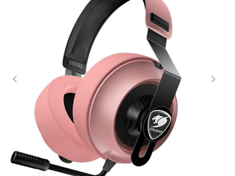 Audífonos Headset  Micrófono Rosado Guatemala