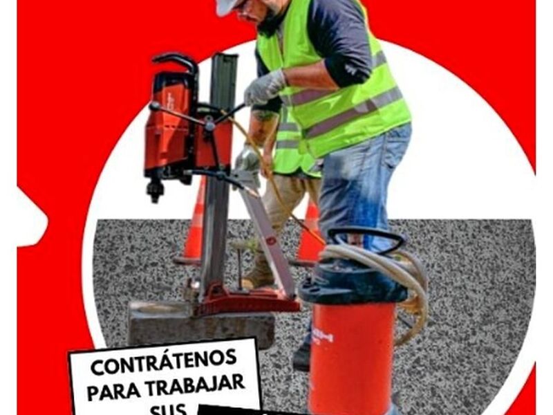 Agujeros/perforaciones concreto