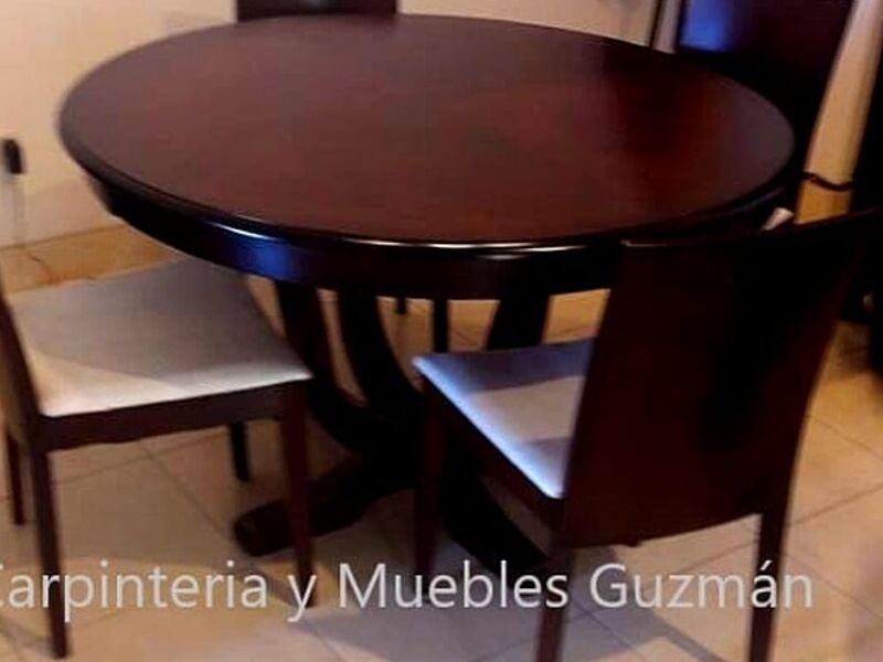 MESA COMEDOR REDONDA GUATEMALA
