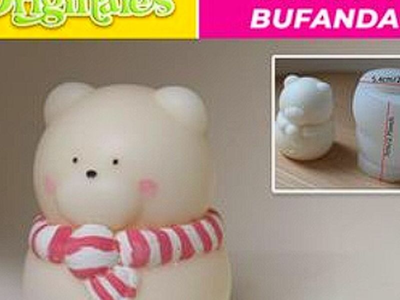 MOLDE OSO BUFANDA GUATEMALA