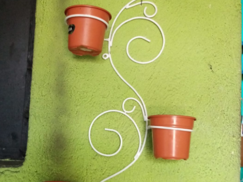 Adorno Porta florero Metal Guatemala