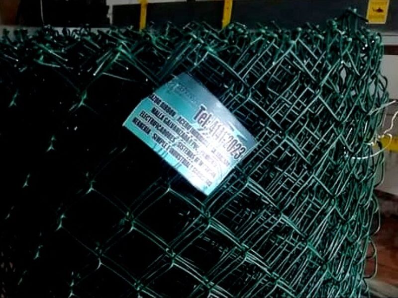Malla galvanizada verde Guatemala