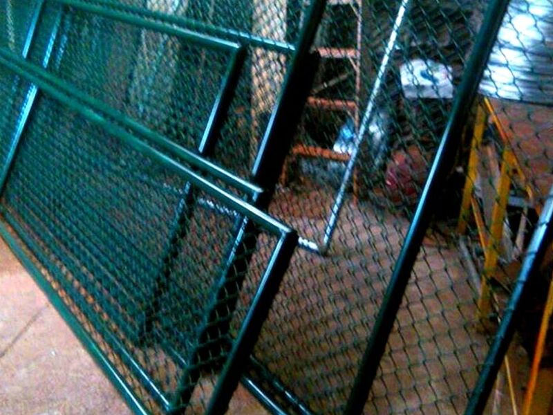 Cerca malla galvanizada verde Guatemala