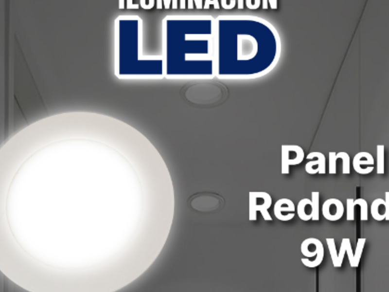 ILUMINACIÓN LED PANEL REDONDO GUATEMALA