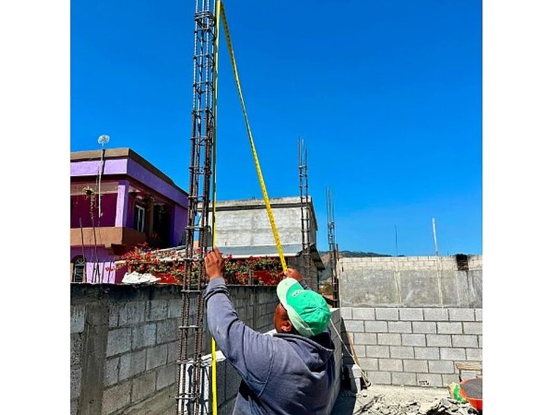Obra Estructura columna Guatemala 