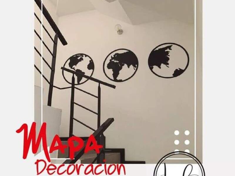 Mapa decoracion