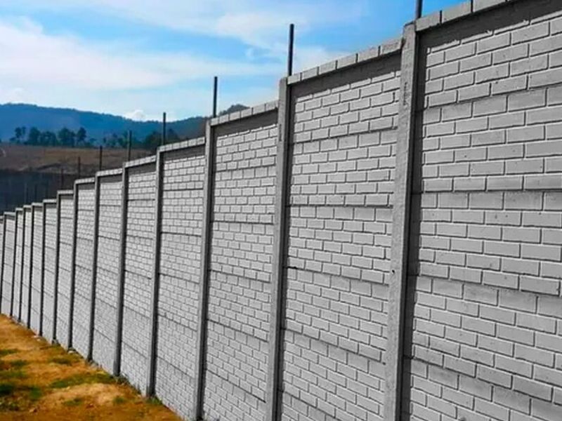 Obra muros perimetrales Guatemala 