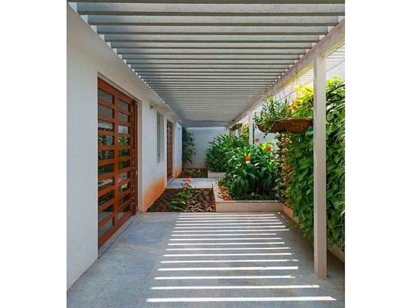 Obra pérgola concreto Guatemala 