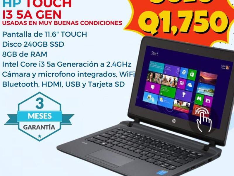 Laptop DELL HP TOUCH 13 Guatemala