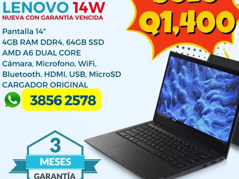 Laptop Lenovo 14W Guatemala