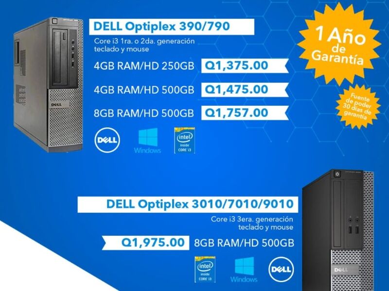 Venta Dell Optiplex Guatemala
