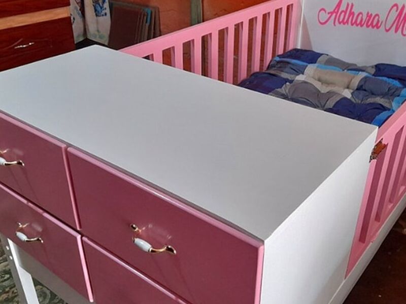 Cuna madera palo blanco Guatemala 