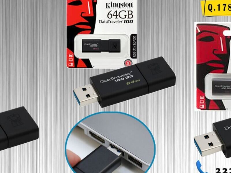 Memorias USB Kingston Guatemala