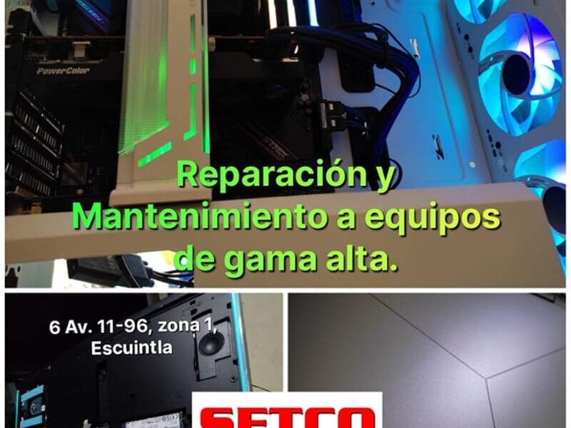 Reparacion equipos alta gama Guatemala