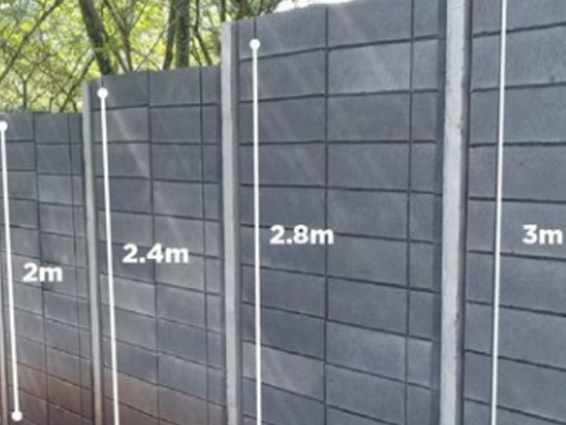 Muro prefabricado 2 m. Guatemala 