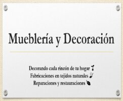 Mueblería y Decoración