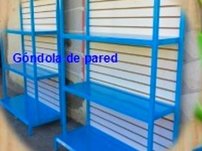 GONDOLA PARED AZUL GUATEMALA