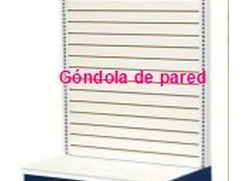 GONDOLA PARED AZUL/BLANCO GUATEMALA